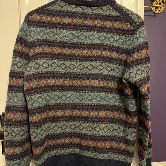 Brooks Brothers Fair Isle Sweater in Wool - Men's Medium - Picture 3 of 3